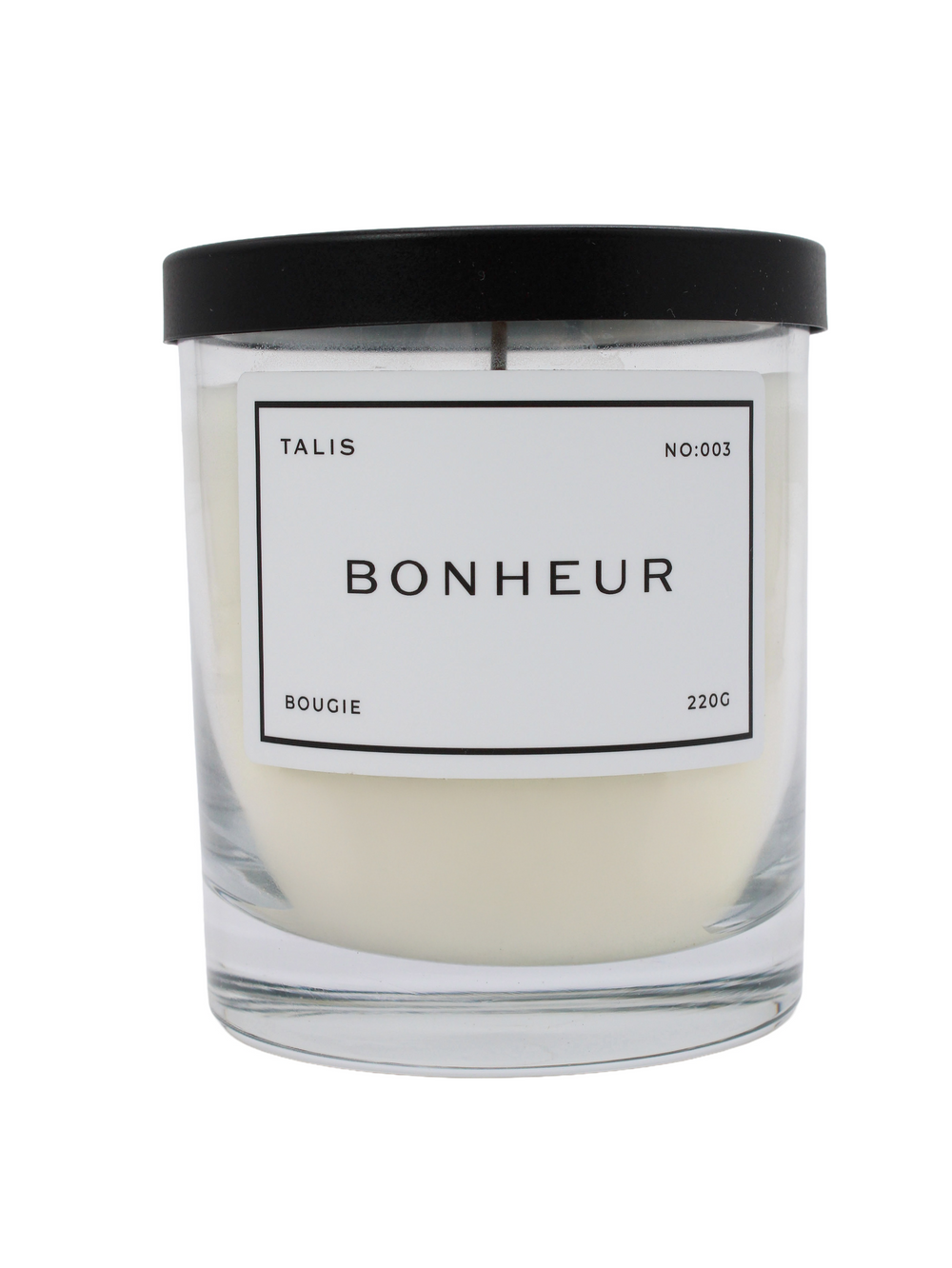 Bonheur White Basic Candle+