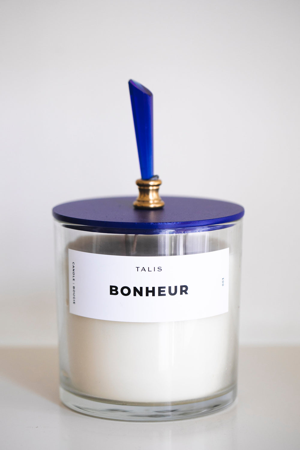 Bonheur Blue Clair Candle L
