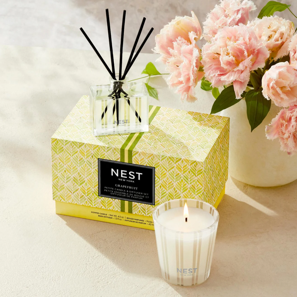 Grapefruit Petite Candle & Diffuser Set